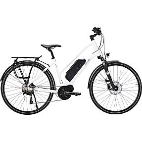 SCO Premium E-trekking Dame elcykel 10 gear 28" 2023 - hvid
