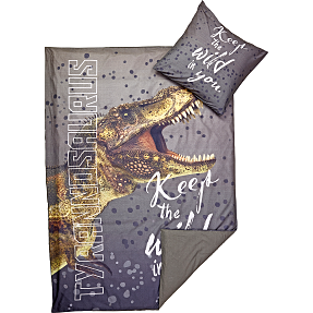 Tyrannosaurus Rex Sengetøj - str. 140x200 cm