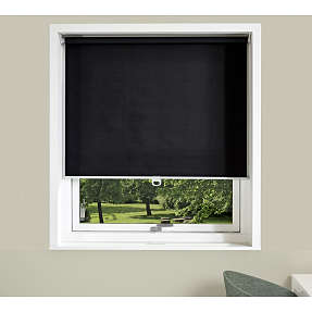 DEBEL Soft Roll rullegardin 140 x 175 cm - sort