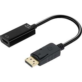 HDMI til mini DisplayPort adapter - sort