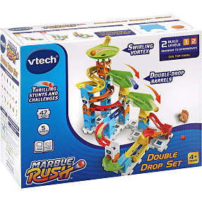 Vtech Marble Rush double drop - kuglebanesæt