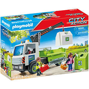 Playmobil lastbil med container 71431