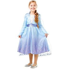 Frozen 2 Elsa Classic kjole - str. 128 cm