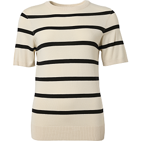 VRS dame strik T-shirt str. L - beige