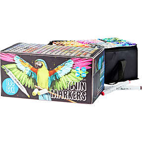 Parrot Twin Marker - 180 stk. i taske