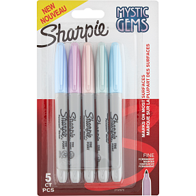 Sharpie fine mystic gems 5-blister