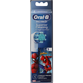 Oral-B Pro Kids 3+ tandbørstehoveder - Spiderman