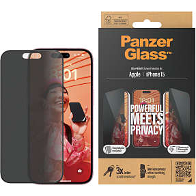 PanzerGlass skærmbeskyttelse iPhone 15