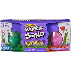 Kinetic sand æg 3-pak