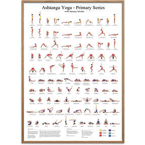 Yoga poses - 50x70 cm