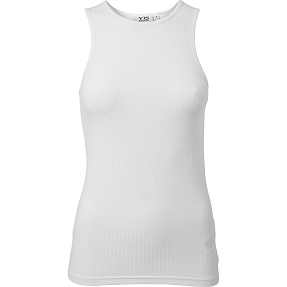 VRS dame rib tanktop str. L - hvid