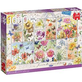 Puslespil Flower Stamps Summer - 1000 brikker Janneke Brinkman Premium