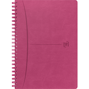 Oxford signature A5 notesbog - lyserød