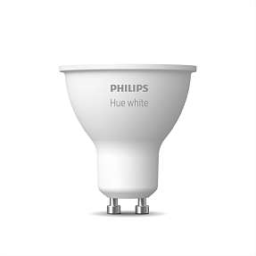 Philips Hue spotpære GU10 6W BT - hvid