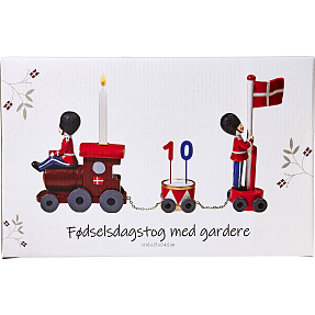 Fødselsdagstog med garder