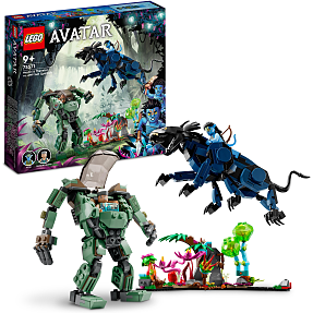 LEGO® Avatar Neytiri og thanator mod Quaritch i AMP-dragt 75571