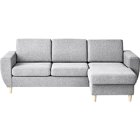 i aften Se internettet Viva Rom Nordic sofa med chaiselong - lysegrå | Køb på Bilka.dk!