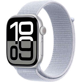 Apple Watch S10 GPS 46 mm - Silver Aluminium Sport Loop