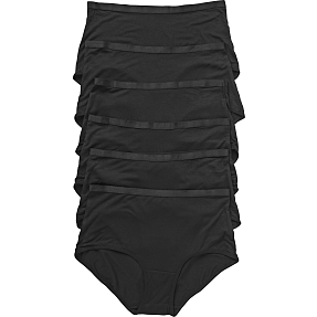 VRS dame 6-pak maxi trusser str. 2XL - sort