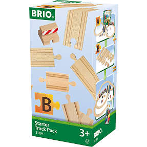 BRIO Startpakke med skinner, 13 dele - 33394