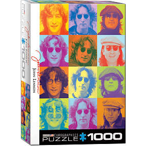 Puslespil John Lennon Color Portraits - 1000 brikker