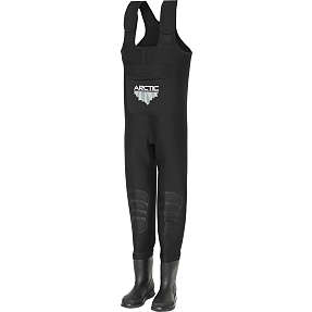 Kinetic neoprenwaders med støvle 44-45 - sort