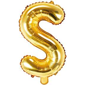 Folieballon "S" 33 cm - flere varianter - assorteret