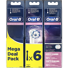 Oral-B Clean tandbørstehoveder 6-pak Køb på Bilka.dk!