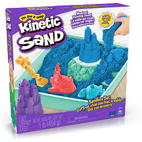 Kinetic Sand sandkasse-sæt - blå