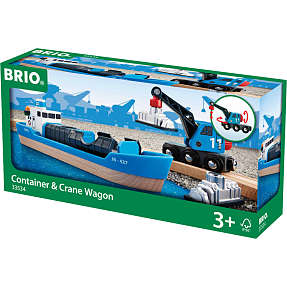 BRIO 33534 Containerskib