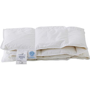Nordisk Fjer Astma Allergi certificeret helårs babydyne 70x100 cm - Lun