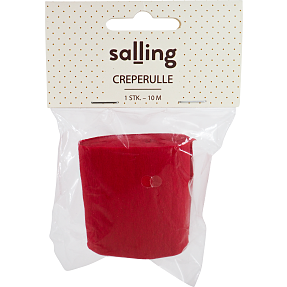 Salling creperulle L:10 meter - Rød