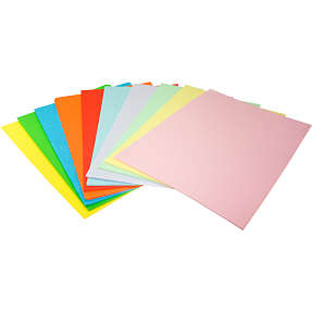 Kopipapir A4 80 g. 200 ark - flere farver