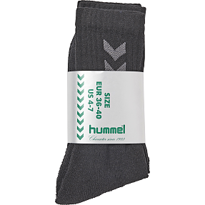 Hummel unisex 3-pak strømper str. 36/40 - sort
