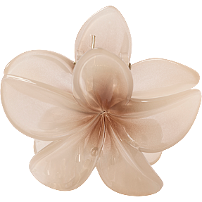 CBYH dame blomster hårklemme - beige