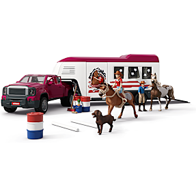 Schleich lakeside lastbil og trailer 42705