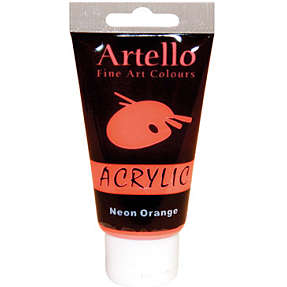 Artello akrylmaling 75 ml - Neon Orange