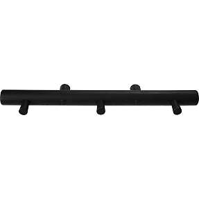 Knagerække m. 3 knager - sort