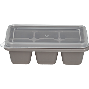 BASIS isterningebakke m. låg 3-pak