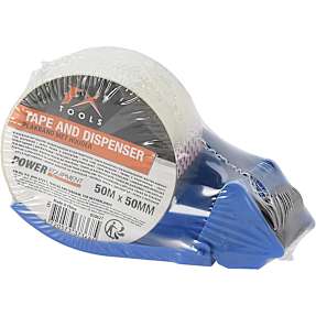 Pakketape med dispenser 50 meter