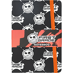 Firstgrade notesbog - sort og hvid
