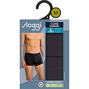 Sloggi herre 2-pak hipster str. XL - sort