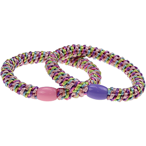 CBYH børne 2-pak vævede elastikker - multifarvet