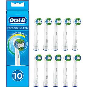Oral-B Precision Clean tandbørstehoveder 10-pak - hvid