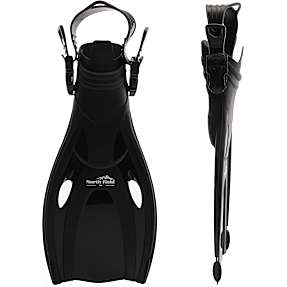 North Field Pro svømmefødder str. 27-32 - sort