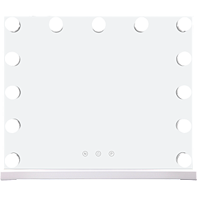 Essential makeupspejl m. LED-lys