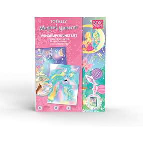 Box candiy vandfarvekunstsæt - enhjørning
