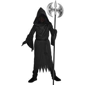 Halloween manden med leen kostume str. 116