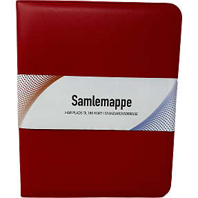 Samlemappe - rød