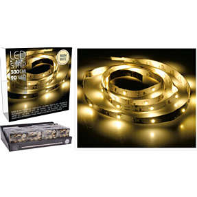 LED strip 3 meter - varm hvid
